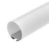 Профиль с экраном SL-ROUND-D120-2500 ANOD+OPAL (ARL, Алюминий)