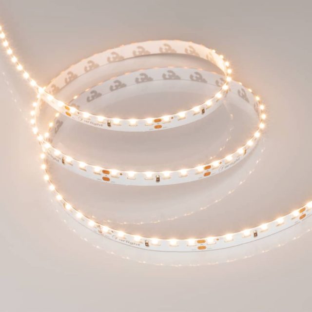 Лента RS 2-5000 24V Warm2700 2x (3014, 120 LED/m, LUX) (ARL, 9.6 Вт/м, IP20)