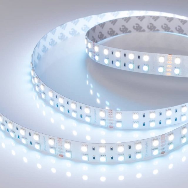 Лента RT 2-5000 24V RGB-White 2×2 (5060, 720 LED, LUX) (ARL, 32 Вт/м, IP20)