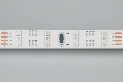 Лента SPI-5000P 12V RGB (5060, 480 LED x3,1812) (ARL, Закрытый, IP66)