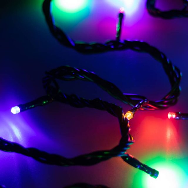 Светодиодная гирлянда ARD-STRING-HOME-5000-GREEN-50LED-LIVE RGB (230V, 3.5W) (ARDCL, IP20)