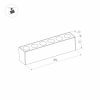 Светильник MAG-DOTS-25-L200-6W Day4000 (BK, 30 deg, 24V) (ARL, IP20 Металл, 3 года)