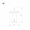 Светильник SP-PATIO-TAB-2W Warm3000 (GR, 127 deg) (ARL, IP54 Металл, 2 года)