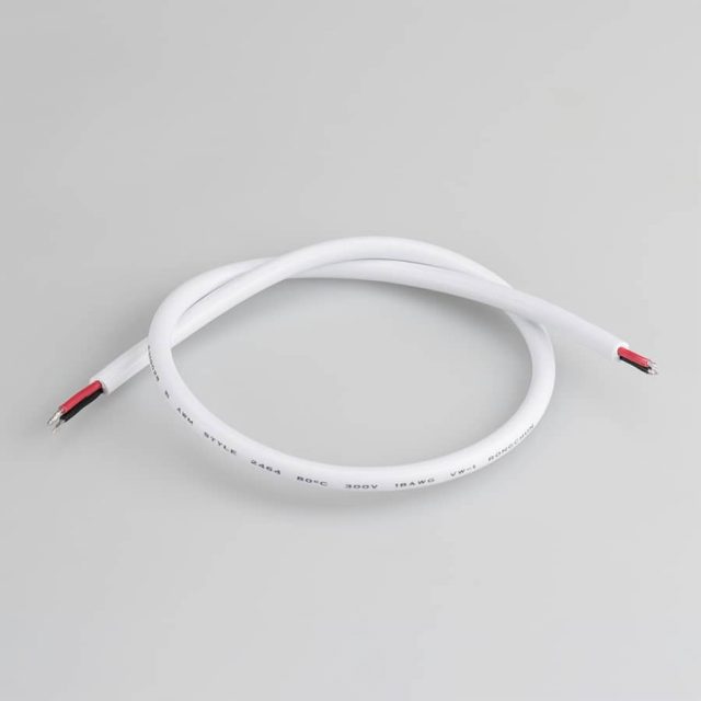 Провод питания ARL-MOONLIGHT-18AWG-2W-D6-CU-500 White (ARL, Закрытый)