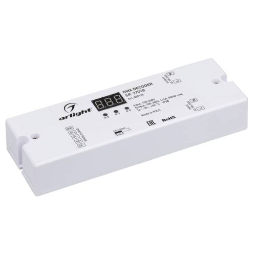 Декодер DMX SR-2703B (220V, 500W) (ARL, IP20 Пластик, 3 года)