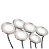 Набор KT-R-6×0.5W LED White 12V (круг) (ARL, IP67 Металл, 1 год)