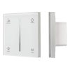 Панель SMART-P36-DIM-IN White (230V, 1.5A, TRIAC, Sens, 2.4G) (ARL, IP20 Пластик, 5 лет)