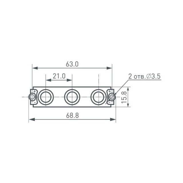 Модуль герметичный ARL-LC2835-3-12V Red (ARL, Закрытый)