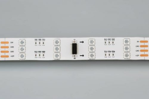 Лента SPI-5000SE 12V RGB (5060, 480 LED x3,1812) (ARL, Закрытый, IP65)