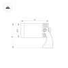 Светильник KT-WATER-R44-8W RGBW (SL, 24 deg, 12V) (ARL, IP68 Металл, 3 года)