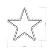 Фигура ARD-STAR-M1-295×275-36LED Warm (230V, 2.5W) (ARDCL, IP65)