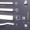 Стенд Профиль Накладной LUX-E9-1760x600mm (DB 3мм, пленка, подсветка) (ARL, -)