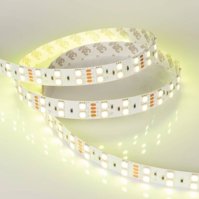 Лента RT 2-5000 24V RGB 2×2 (5060, 600 LED, LUX) (ARL, 28.8 Вт/м, IP20)