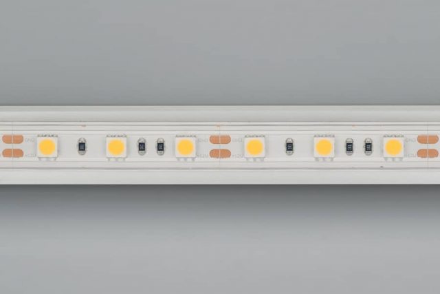 Лента RTW 2-5000PS 12V Cool 8K 2x (5060, 300 LED, LUX) (ARL, 14.4 Вт/м, IP67)