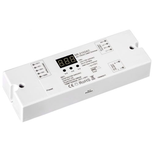 Декодер DMX SR-2102AC (220V, 560W) (ARL, IP20 Пластик, 3 года)