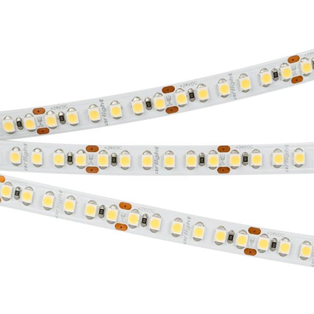 Лента RT6-3528-180 24V Warm2400 3x (900 LED) (ARL, 14.4 Вт/м, IP20)