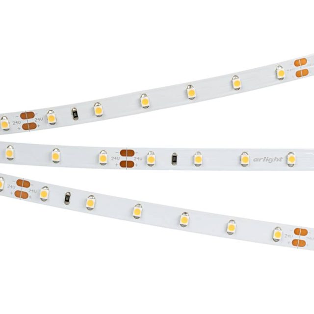 Лента RT 2-5000 24V Warm3000 (3528, 300 LED, CRI98) (ARL, 4.8 Вт/м, IP20)