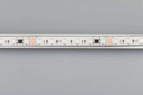 Лента DMX-5000P-5060-60 24V Cx6 RGB (14mm, 14.4W/m, IP66) (ARL, Закрытый, IP66)