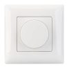 Панель SMART-P14-DIM-IN White (230V, 3A, 0-10V, Rotary, 2.4G) (ARL, IP20 Пластик, 5 лет)
