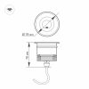 Светильник LTD-GROUND-TILT-R80-9W Day4000 (SL, 60 deg, 230V) (ARL, IP67 Металл, 3 года)