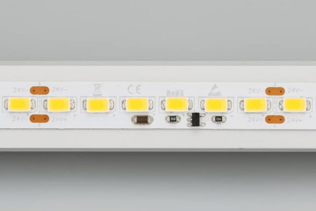 Лента IC2-5000 24V White6000 4xH (5630, 600 LED, LUX) (ARL, 25 Вт/м, IP20)
