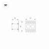 Светильник MS-ORIENT-BUILT-TRIMLESS-TC-S38x67-5W Warm3000 (WH-BK, 30 deg, 230V) (ARL, IP20 Металл, 5 лет)