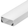 Профиль с экраном ALU-POWER-W80N-2000 ANOD+FROST (ARL, Алюминий)
