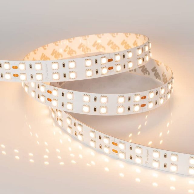 Лента RT 2-5000 24V Warm3000 2×2 (5060, 720 LED, LUX) (ARL, 34.4 Вт/м, IP20)