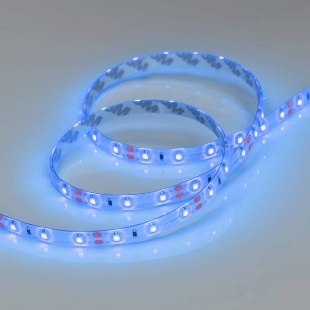 Лента RTW 2-5000SE 12V Blue (3528, 300 LED, LUX) (ARL, 4.8 Вт/м, IP65)