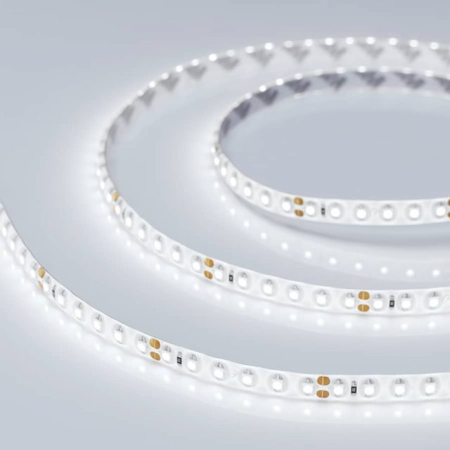 Лента RTW 2-5000SE 24V White 2x(3528, 600 LED, LUX) (ARL, 9.6 Вт/м, IP65)