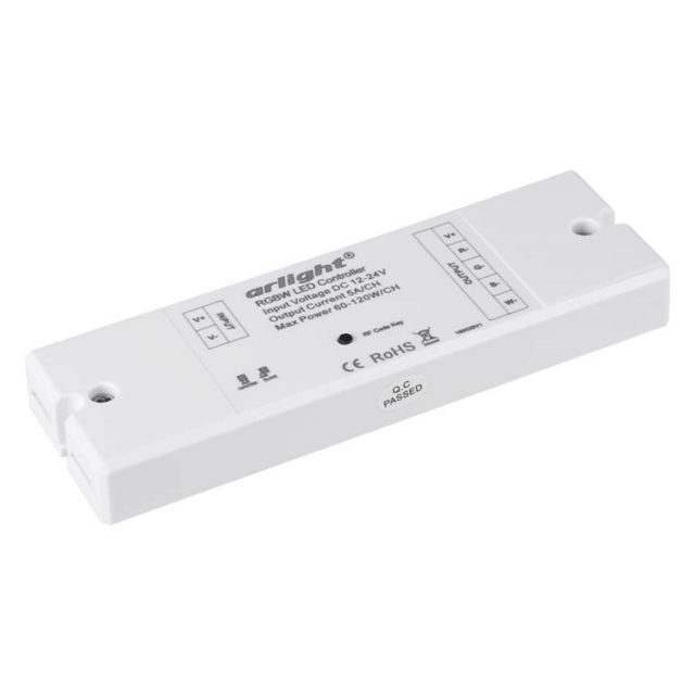 Контроллер SR-2839W White (12-24 В,240-480 Вт,RGBW,ПДУ сенсор)) (ARL, IP20 Пластик, 1 год)