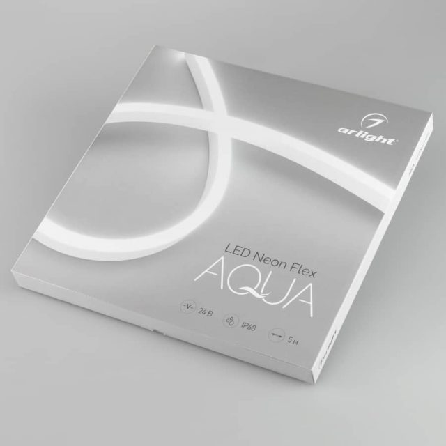 Герметичная лента AQUA-5000S-TOP-2835-120-24V Day (16.5х16.5mm, 10W, IP68) (ARL, -)
