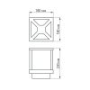 Светильник LGD-Path-Cub-H230B-12W Warm White (ARL, IP54 Металл, 3 года)