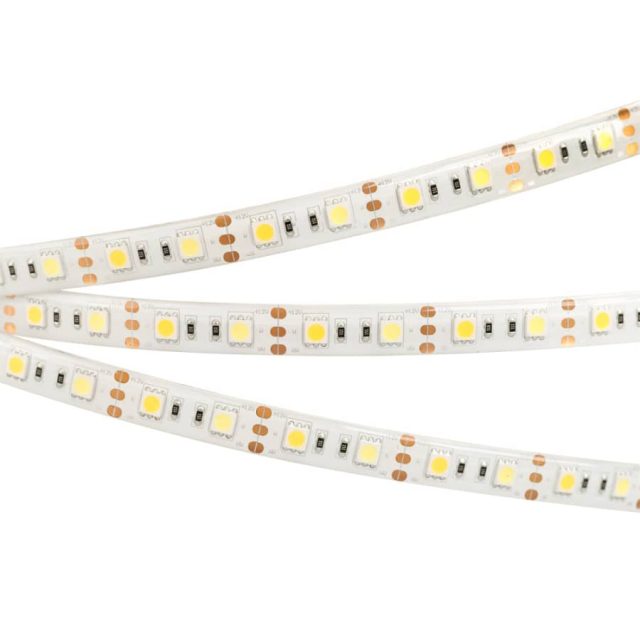 Лента RTW 2-5000SE 12V White-MIX 2x (5060, 300 LED, LUX) (ARL, 14.4 Вт/м, IP65)