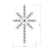 Фигура ARD-STAR-M2-380×250-36LED Warm (230V, 2.5W) (ARDCL, IP65)