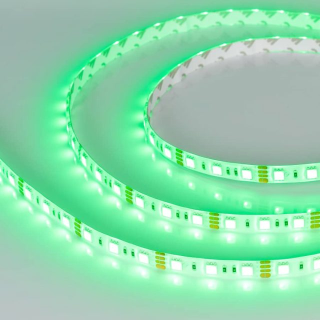 Лента RTW 2-5000SE 12V RGB 2x (5060, 300 LED, LUX) (ARL, 14.4 Вт/м, IP65)