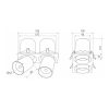 Светильник LGD-PULL-S100x200-2x10W White6000 (WH, 20 deg) (ARL, IP20 Металл, 3 года)