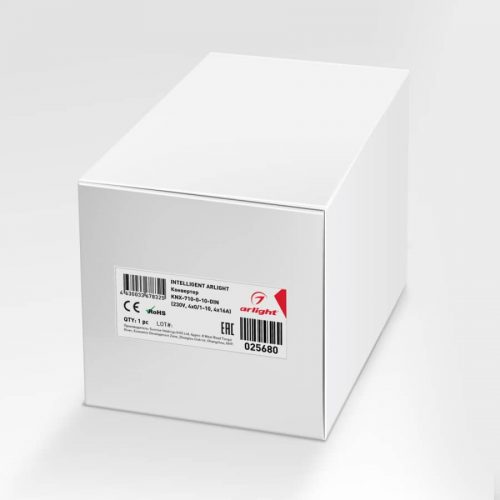 INTELLIGENT ARLIGHT Конвертер KNX-710-0-10-DIN (230V, 4×0/1-10, 4x16A) (IARL, Пластик)