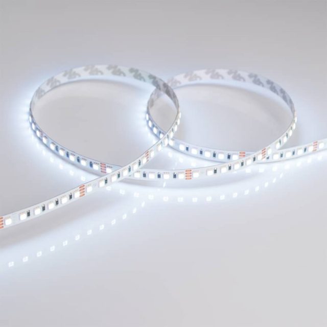 Лента RT 2-5000 24V RGB 8mm (3838, 120 LED/m, LUX) (ARL, 11 Вт/м, IP20)