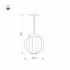 Светильник LGD-PEARL-HANG-7W Warm3000 (GR, 164 deg, 230V) (ARL, IP65 Металл, 3 года)