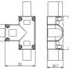 Соединитель тройной ARL-CLEAR-U15-2×90 (26x15mm) (ARL, Металл)