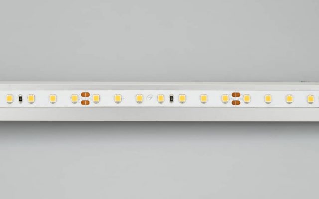 Лента RT 2-5000 24V Warm2700 1.6x (2835, 490 LED, CRI98) (ARL, 10 Вт/м, IP20)