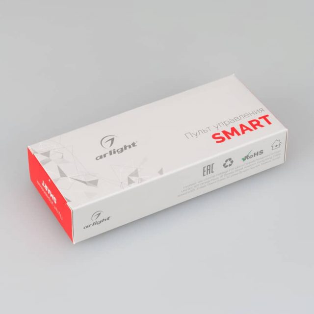 Пульт SMART-R24-DIM Black (4 зоны, 2.4G) (ARL, IP20 Пластик, 5 лет)