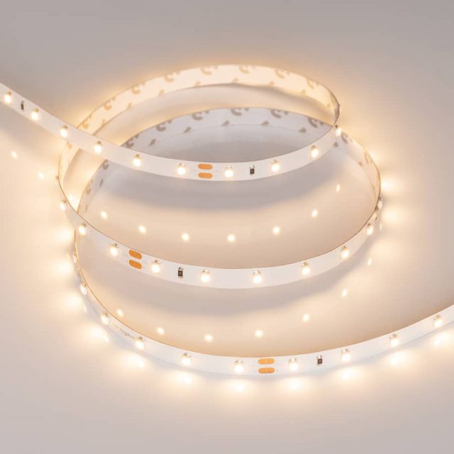 Лента RT 2-5000-50m 24V Warm3000 (3528, 60 LED/m, LUX) (ARL, 4.8 Вт/м, IP20)