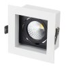Светильник CL-KARDAN-S102x102-9W Warm (WH-BK, 38 deg) (ARL, IP20 Металл, 3 года)