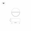 Светильник LGD-TRACE-R215-8W Warm3000 (GR, 60 deg, 230V) (ARL, IP65 Металл, 3 года)