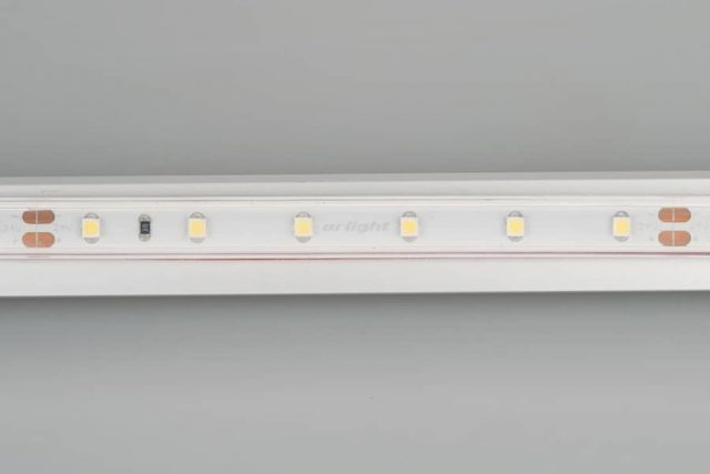 Лента RTW 2-5000PS-50m 24V White6000 (3528, 60 LED/m, LUX) (ARL, 4.8 Вт/м, IP67)