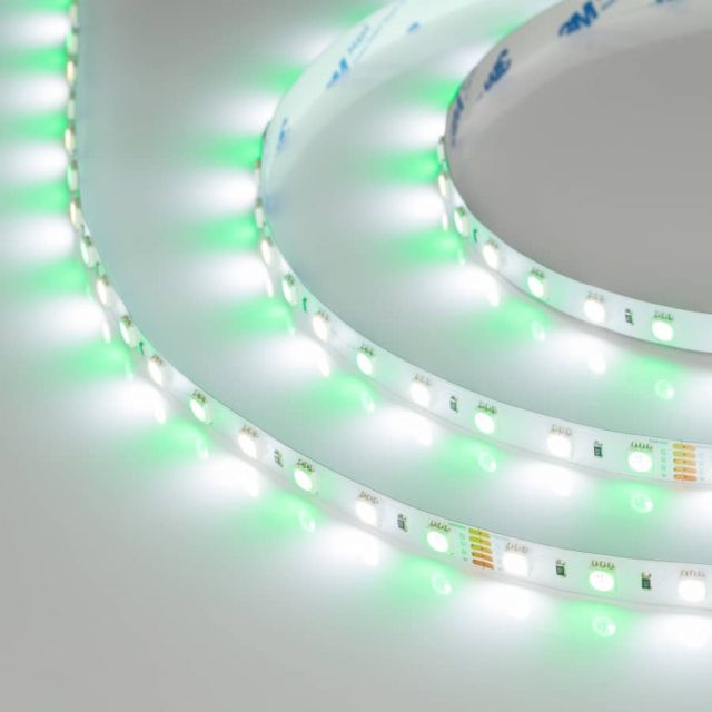 Лента RT6-5050-60 24V RGB-White 2x (300 LED) (ARL, 14.4 Вт/м, IP20)