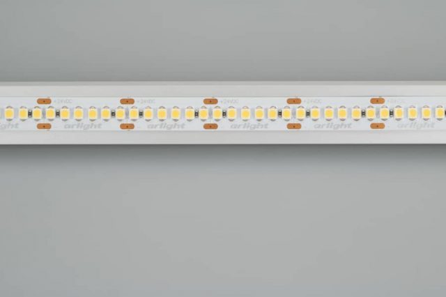 Лента RT6-3528-240 24V White6000 4x (1200 LED) (ARL, 19.2 Вт/м, IP20)