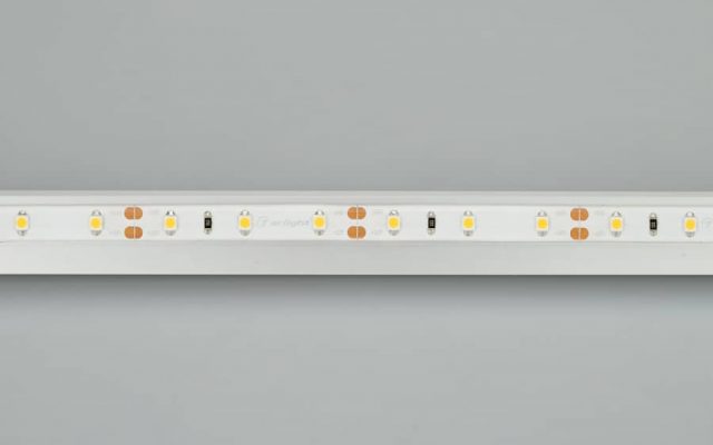 Лента RTW 2-5000SE 12V Warm (3528, 300 LED, LUX) (ARL, 4.8 Вт/м, IP65)